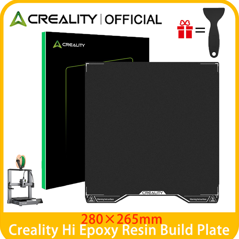 3D Printer Bed - Creality Hi Epoxyhars bouwplaat, 280×265mm gecoate
