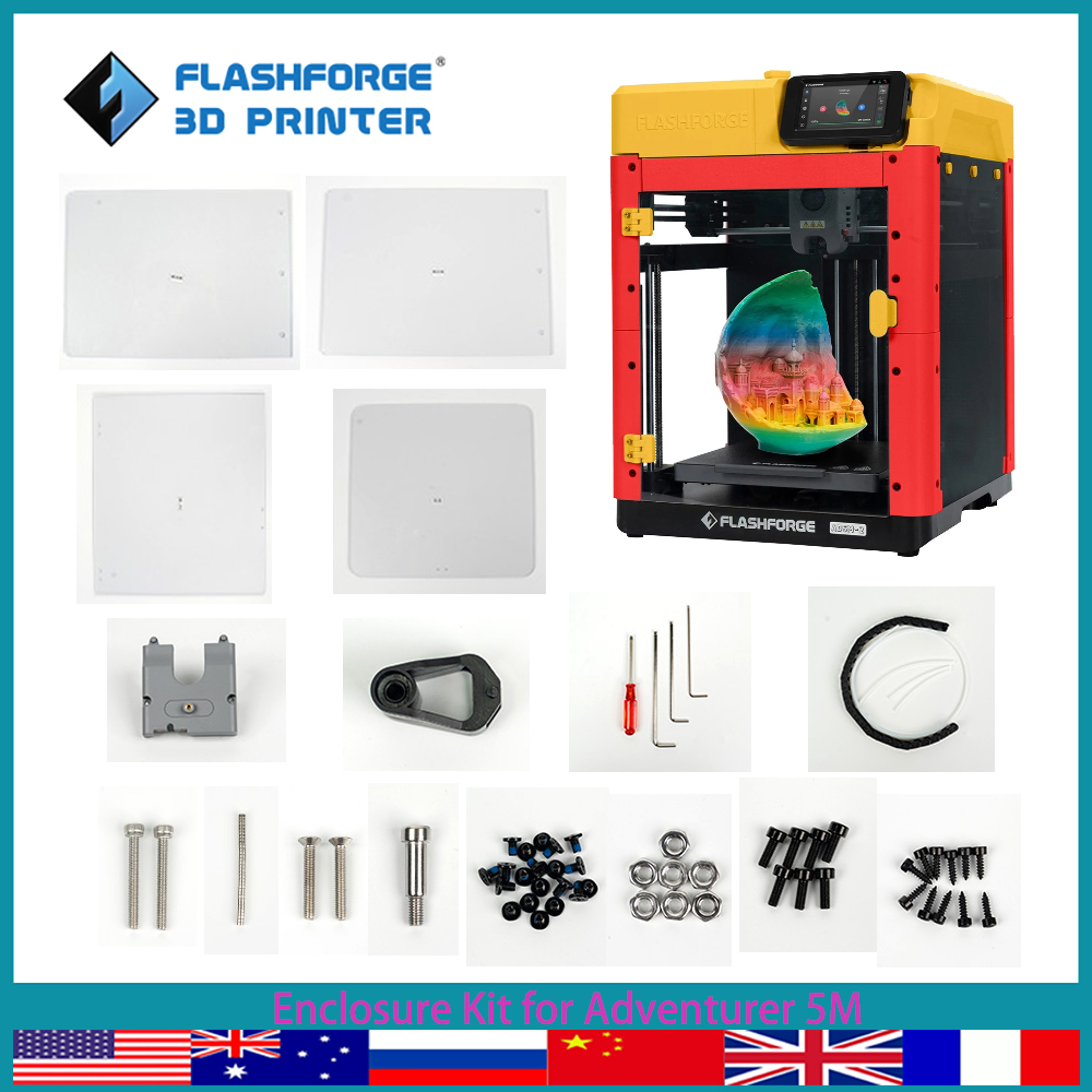Enclosure 3D Printer - FLASHFORGE behuizingspaneelkit voor Adventurer 5M 3D-printeronderdelenset