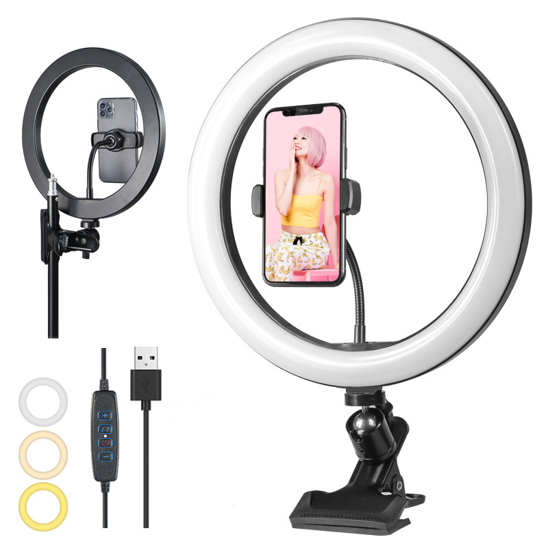 Glass Bed - Dimbare Led Ring Light Profissional 26cm
