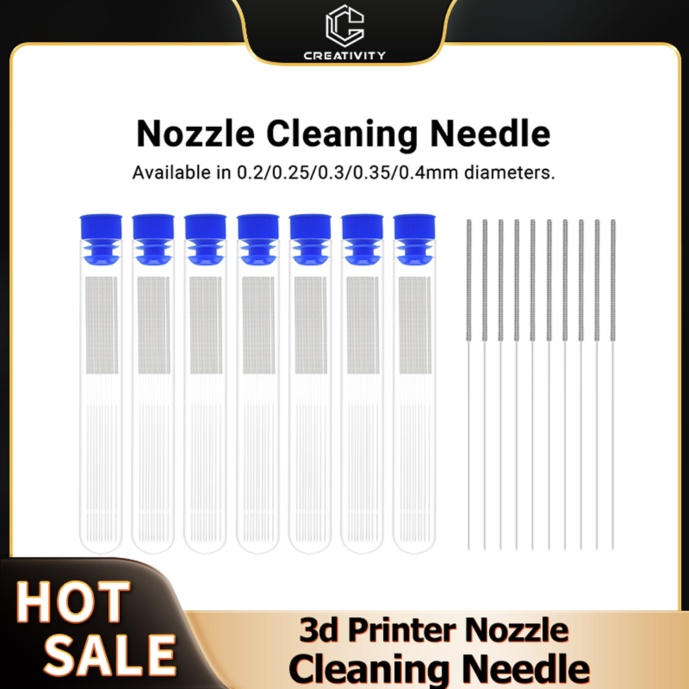 Hotend 0.4Mm - 10PC Nozzle Reinigingsnaald 0.2/0.3/0.35/0.4mm Nozzle Cleaning