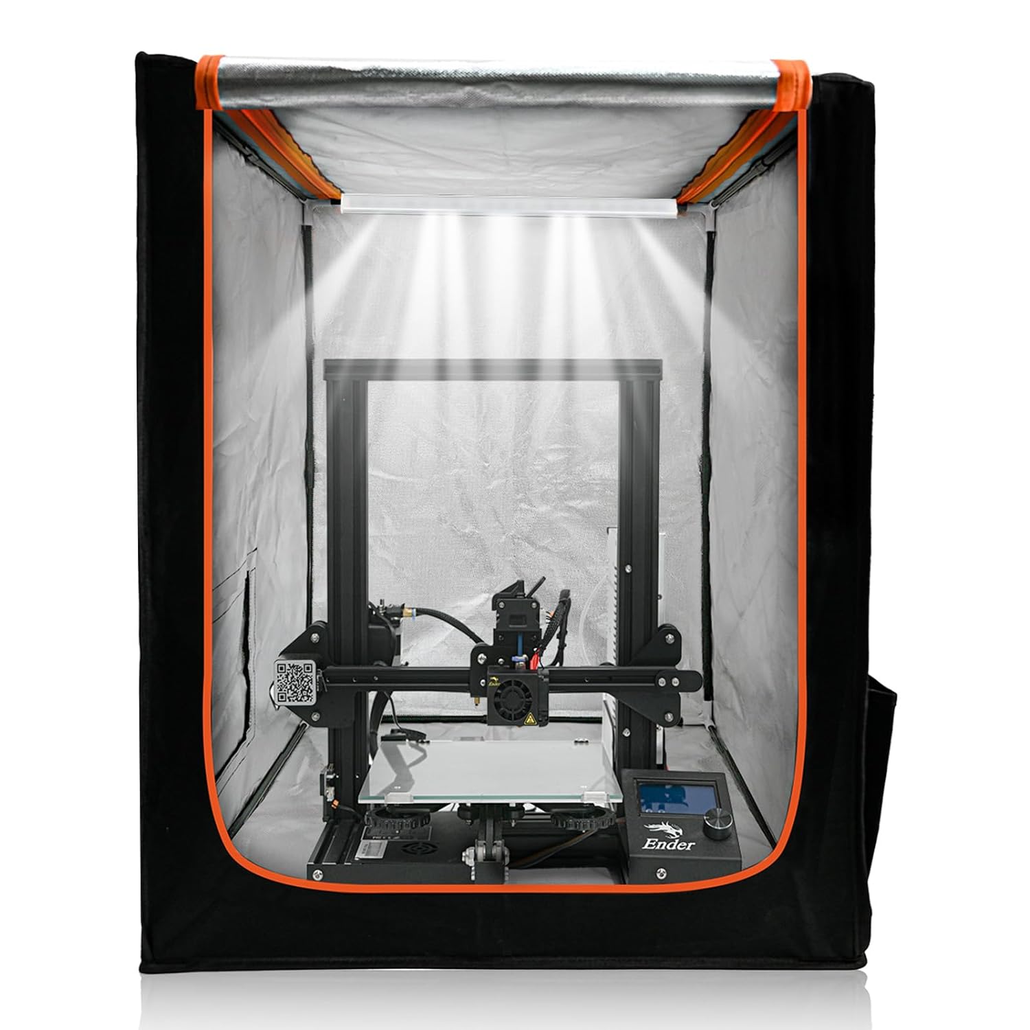 Enclosure 3D Printer - CREALITY YOOPAI 3D-printerbehuizing 3D-printerhuis met LED-verlichting
