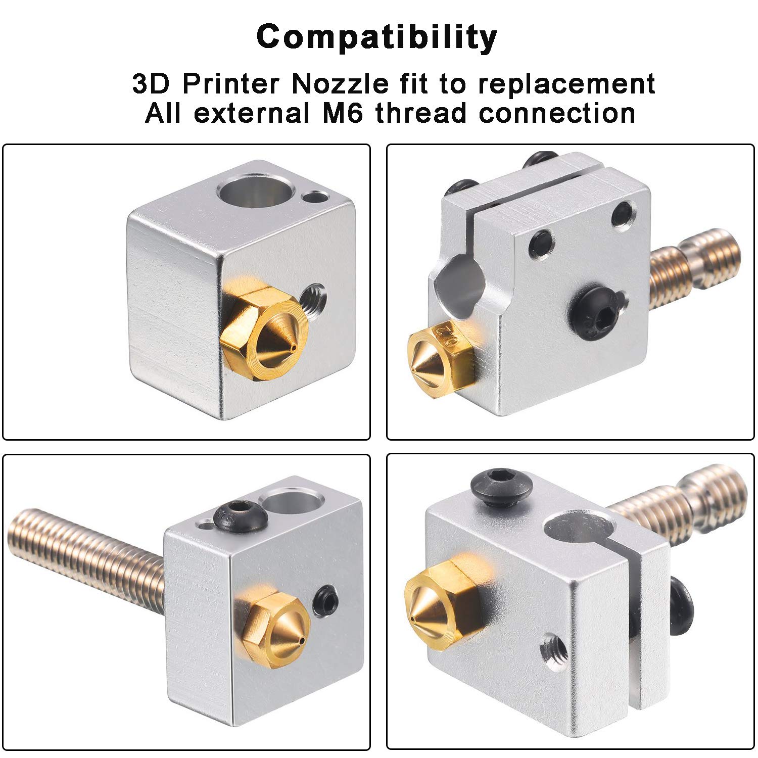 0,4 mm messing spuitmonden 3D- - Hotend 0.4Mm recensie en prijs