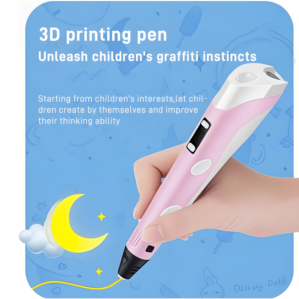 3D-pen met LCD-scherm Compatib - Pla Filament recensie en prijs