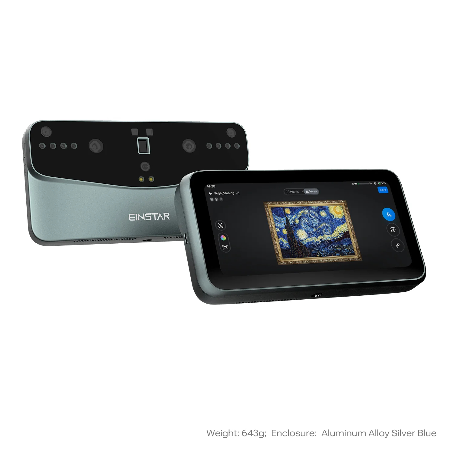 Shining Einstar Vega Scanner:  - Handheld 3D Scanner High Precision recensie en prijs