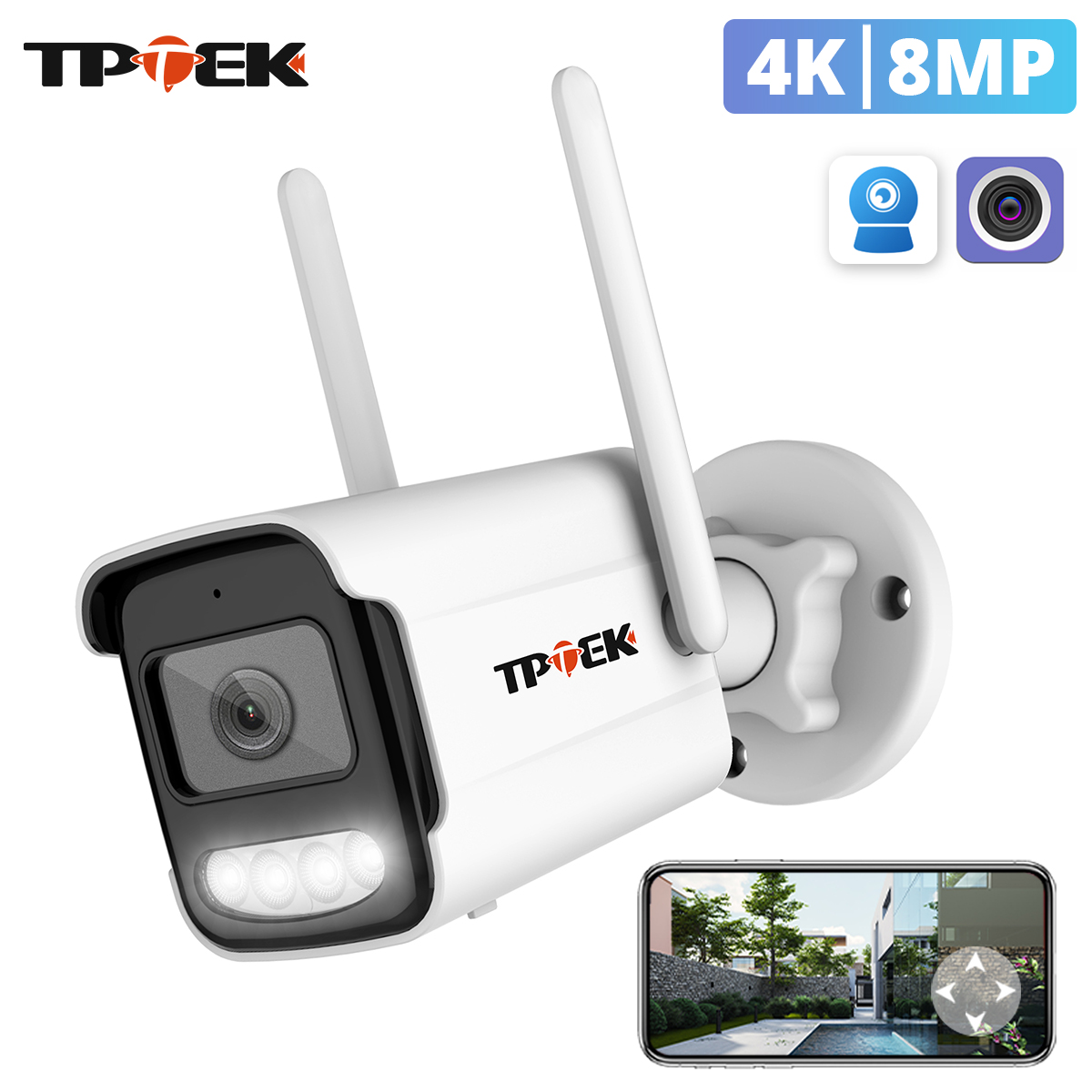 8MP 4K IP-camera Wifi bewaking - Btt Skr Mini recensie en prijs