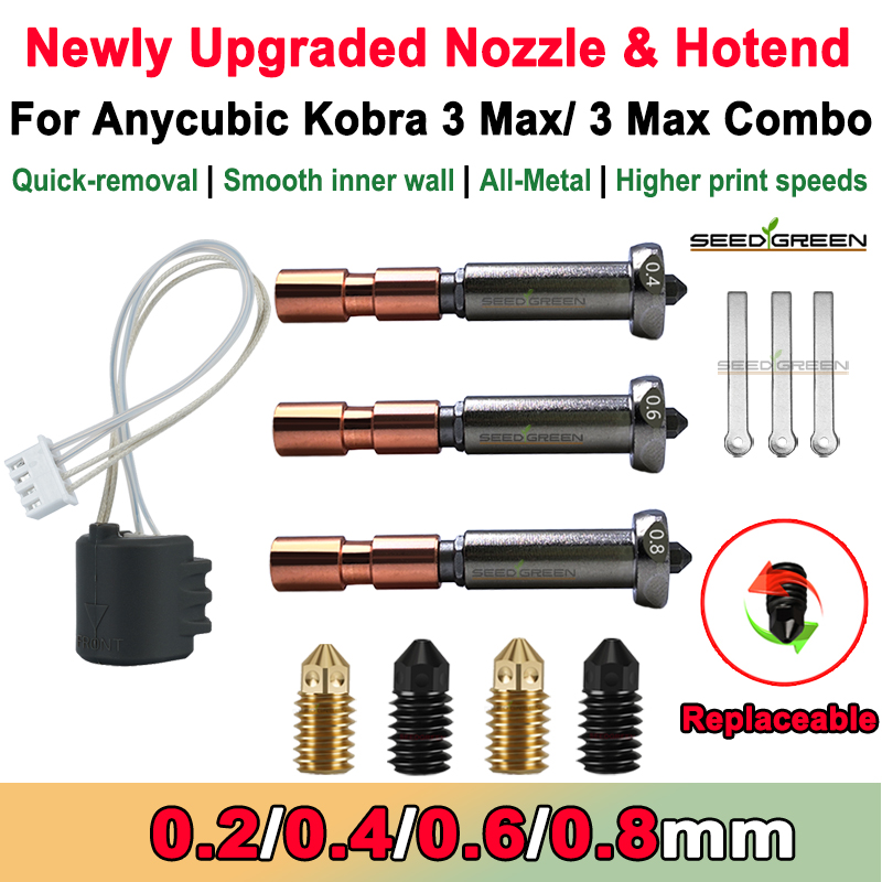 Upgrade Nozzle Voor Anycubic K - Hotend 0.4Mm recensie en prijs