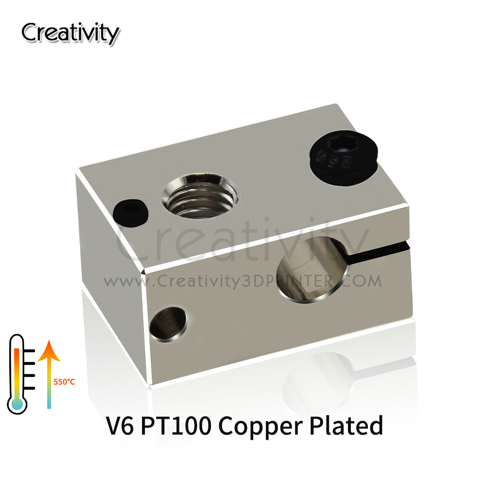 Verwarmde blok sok van geplate - Direct Drive Extruder recensie en prijs