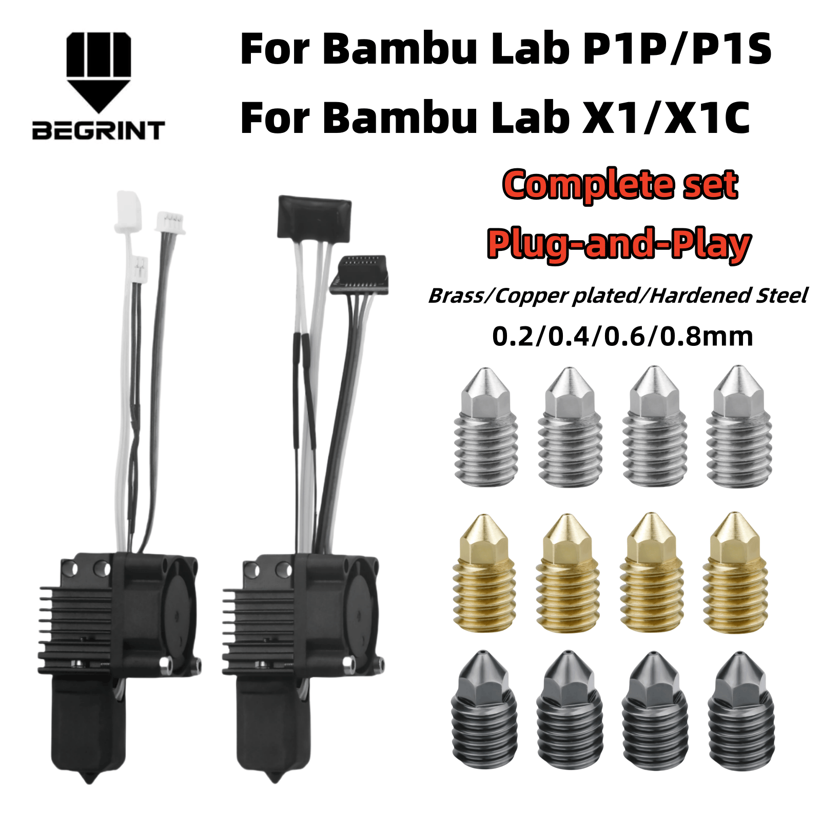 Voor Bambu Lab X1C P1P P1S Com - Hotend 0.4Mm recensie en prijs