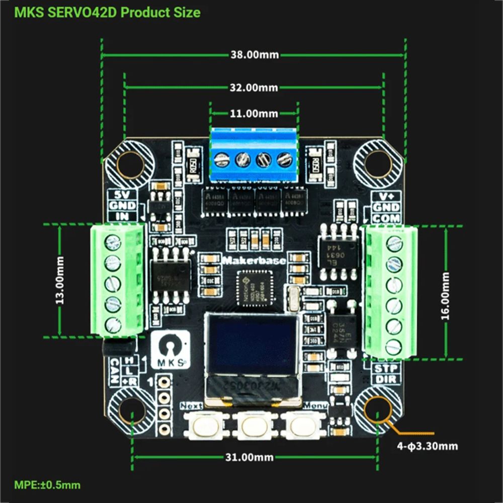 [AC18 Digital]/SERVO42D 40 CAN - Closed Loop Stepper Motor Nema 17 recensie en prijs