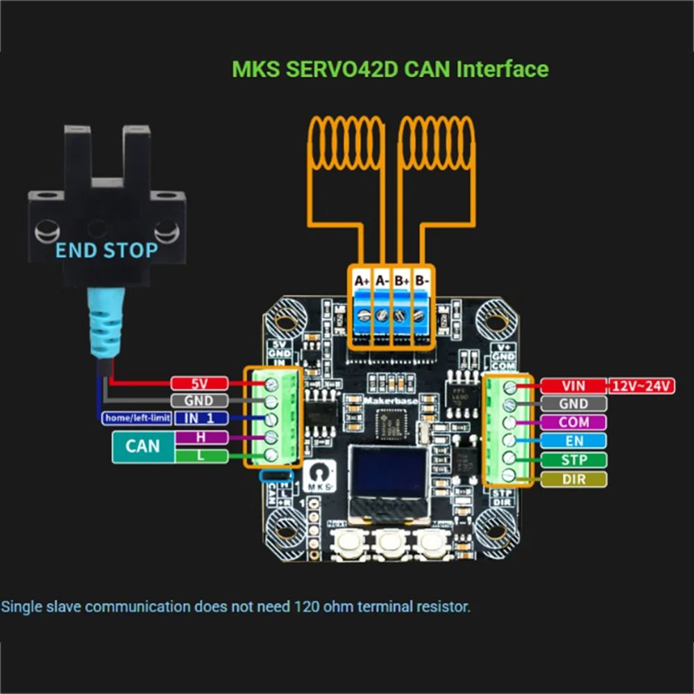 [AC18 Digital]/SERVO42D 40 CAN - Closed Loop Stepper Motor Nema 17 recensie en prijs