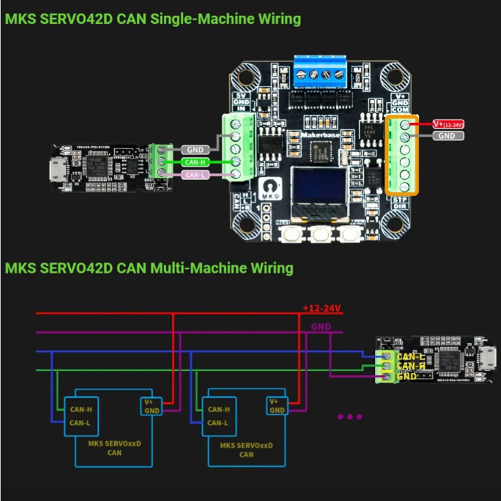 [AC18 Digital]/SERVO42D 40 CAN - Closed Loop Stepper Motor Nema 17 recensie en prijs