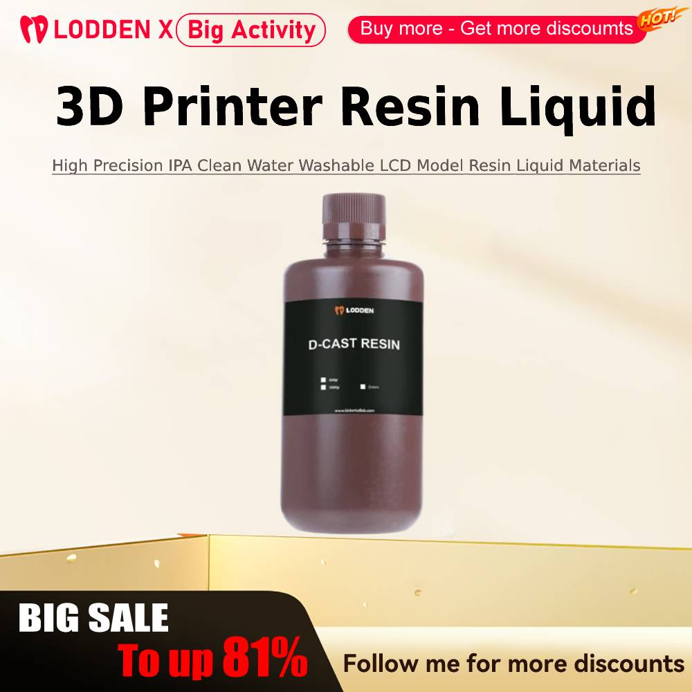 Lodden 3D Printer Hars Vloeist - Resin Printer recensie en prijs