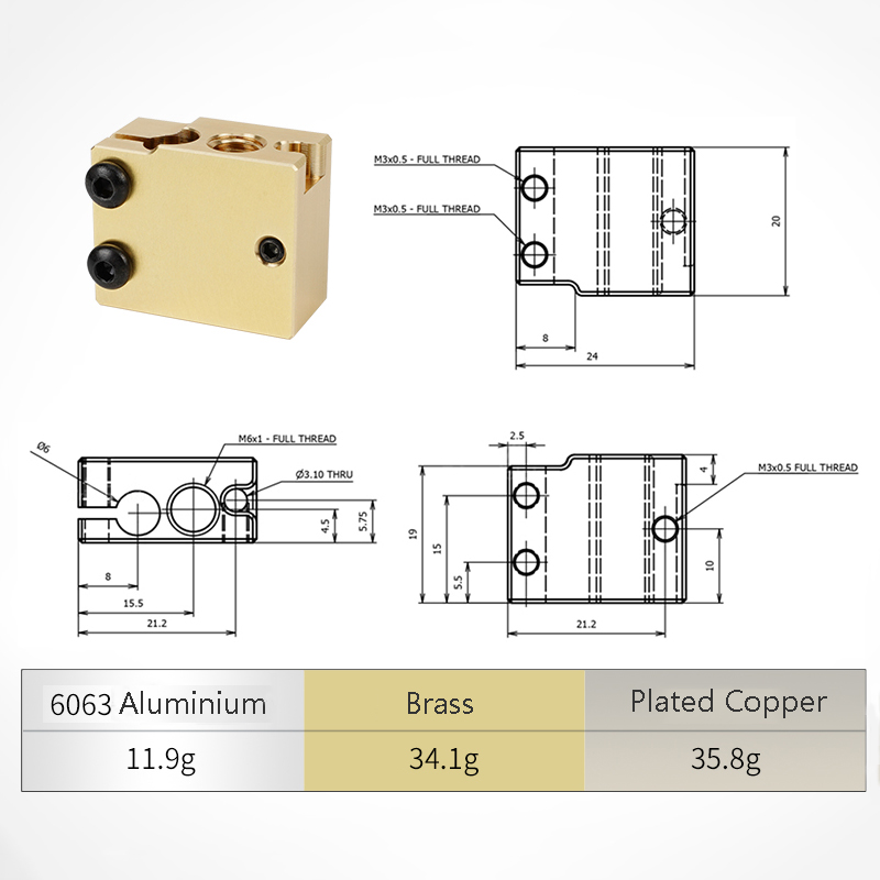 Hoge Kwaliteit PT100 Vulkaan V - Direct Drive Extruder recensie en prijs