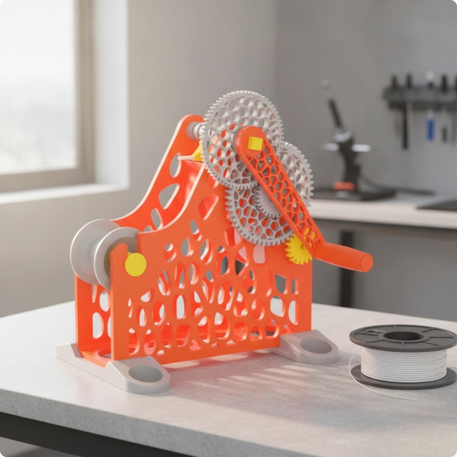 Handmatige spoolwikkelmachine  - Pla Filament recensie en prijs