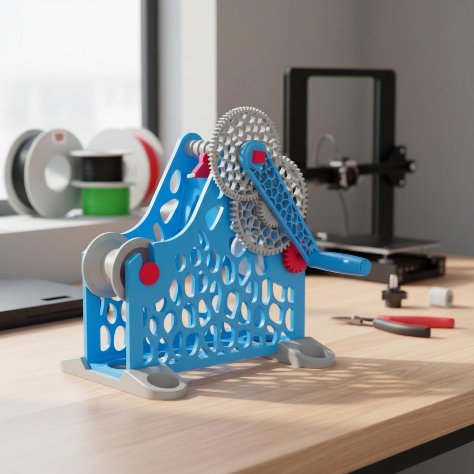 Handmatige spoolwikkelmachine  - Pla Filament recensie en prijs