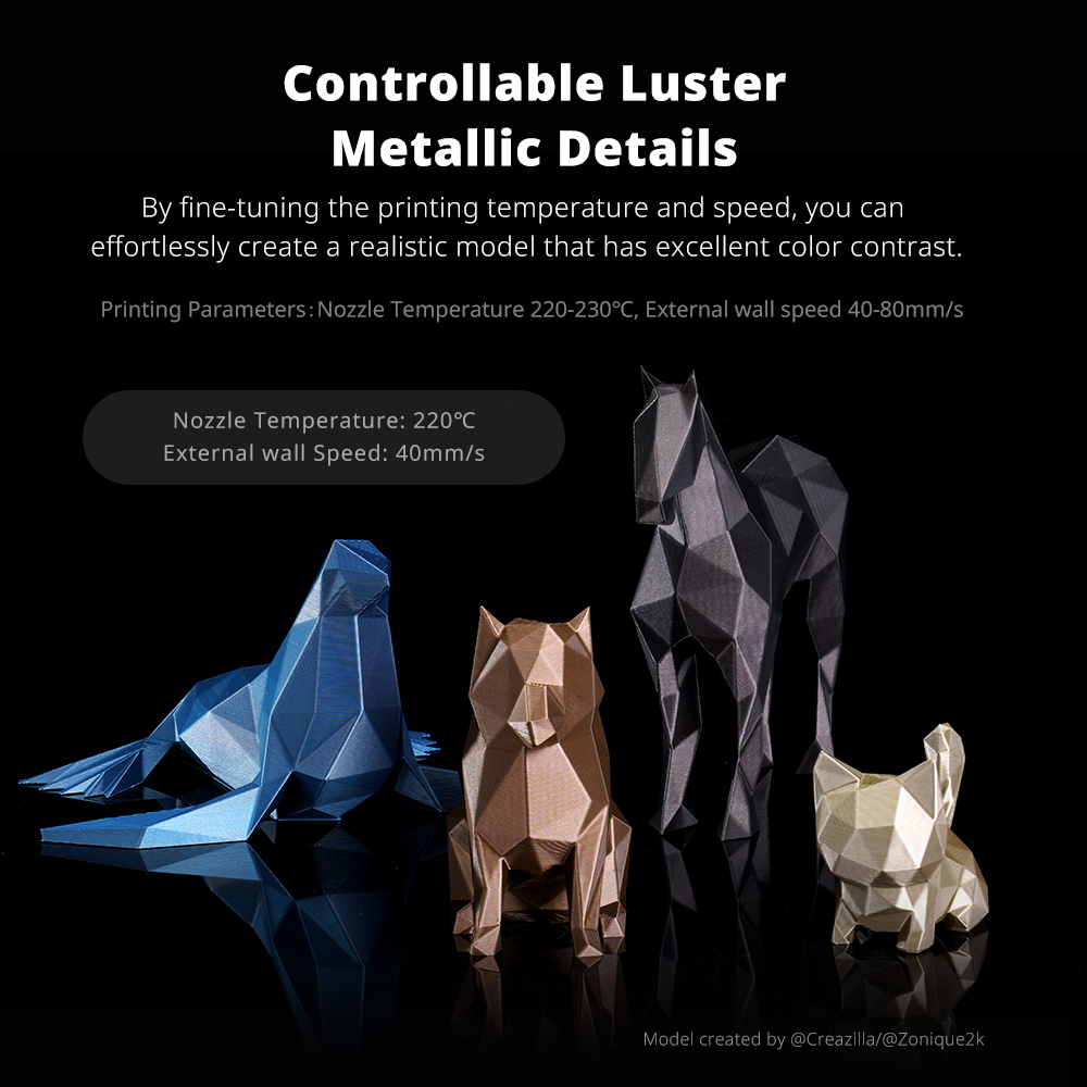 ANYCUBIC 4kg/1kg Metaal Filame - Filament 1.75 recensie en prijs