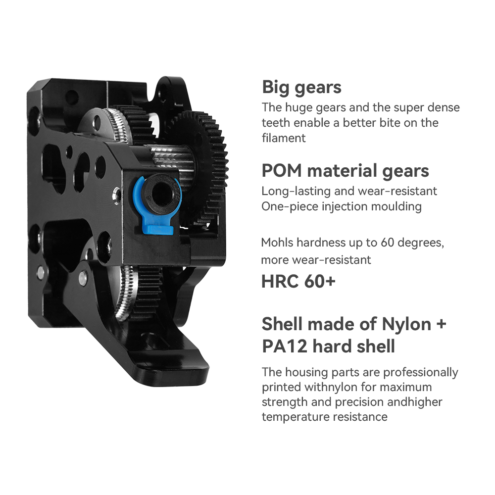 HGX LITE Extruder Dual Gear Ex - Direct Drive Extruder recensie en prijs