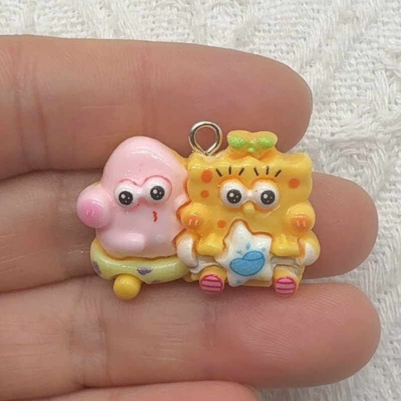 10 stuks cartoonhars hangers,  - Resin recensie en prijs